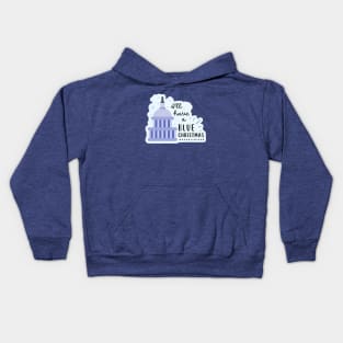 Blue Christmas Kids Hoodie